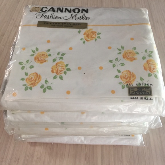 70s Floral Sheet NOS - Picture 6 of 11